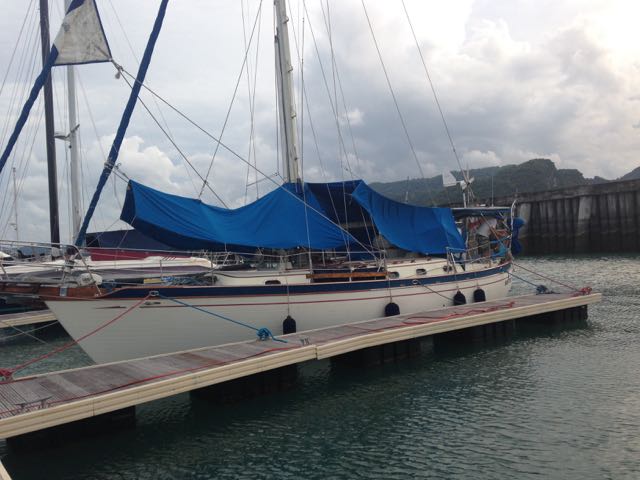 Sister Midnight in her berth at RLYC