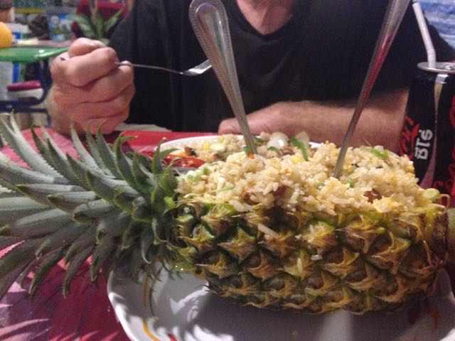 Pineapple Rice, a Thai speciality