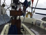 Day 3., Pos 34 – 52N, 140 – 51E. Daily Run 163NM. Weather, dreary.